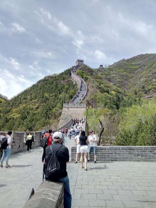 China Wall Landscape Architecture Travel Culture
