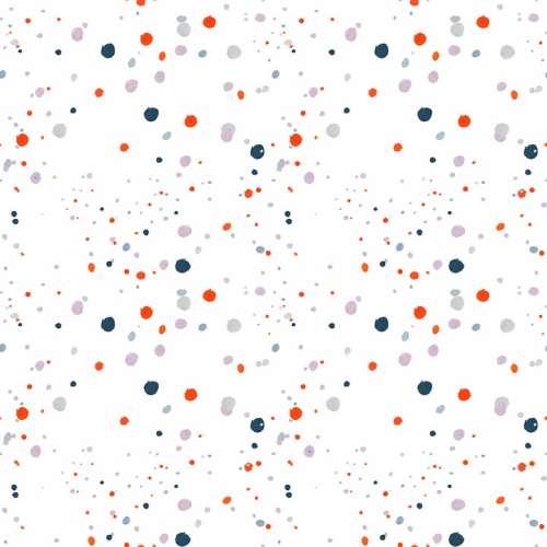 Confetti Color Dots Circles Playful Pattern