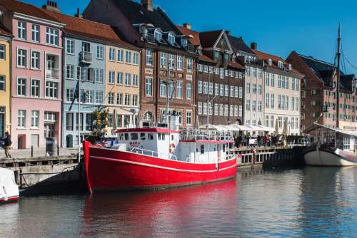Copenhagen Nyhavn Mary Ship Travel Port Water