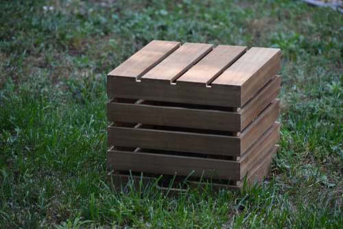 Crate Milk Crate Bin Box Container Shapes Brown