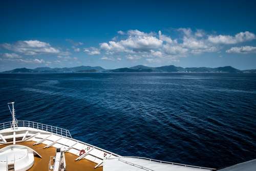 Cruise Ship Travel Ocean Boat Water Nautical Sky