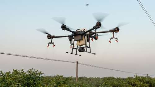Dji Uav Plant Protection Drone Farmland Agriculture