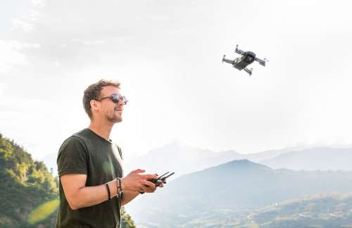 Drone Man Drone Pilot Copter Quadrocopter
