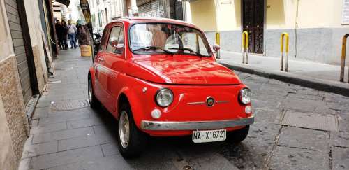 Fiat Car Italy Old Vintage Italian Miniature