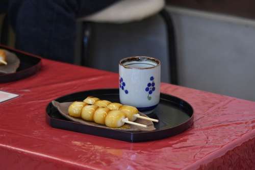 Food Tea Dumpling Mitarashi Dumpling Japan Travel