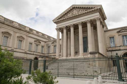 France Montpellier Court Justice Columns