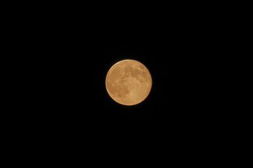 Full Moon Nature Night Luna Sky Dial Space