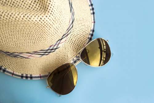 Glasses Sunglasses Hat Summer Young Holidays