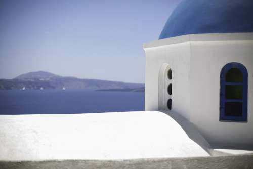 Greece Santorini Island Architecture Greek White