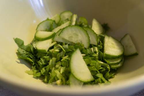 Green Parsley Greens Salad Healthy Herbs