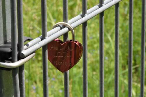 Heart Grid Love Castle Fence Love Symbol Eternity