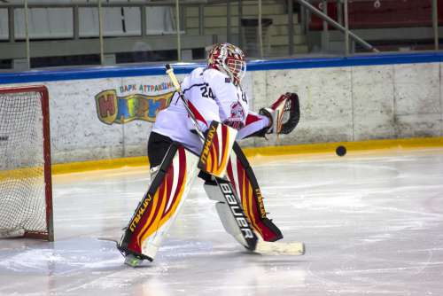 Hockey Warm-Up Game Ice Rink