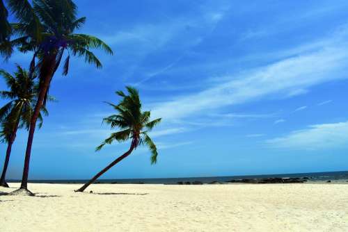 Huahin Beach Beach Thailand Beach Blue Sea