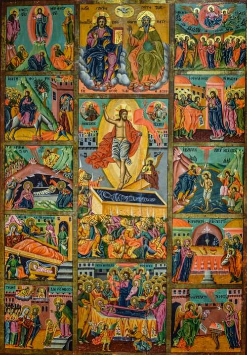 Icon Of The 12 Great Feasts Icon Religion