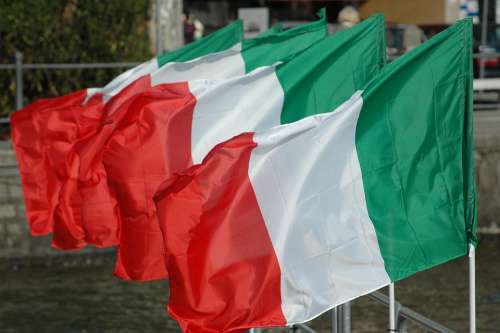 Italian Flag Flag Italy Green Tricolor Red