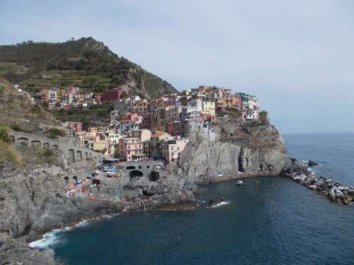 Italy Village Colorful Mediterranean Scenic