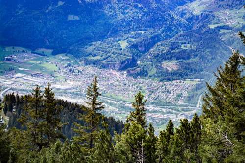 Landscape Outlook View Valley Vorarlberg Austria