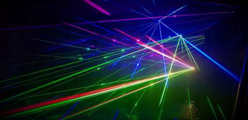 Laser Show Laser Light Beam Rays Artificial Light