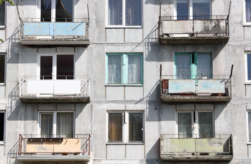 Latvia Liepaja Karosta Russian Housing Flats