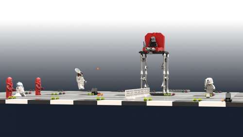 Lego Star Wars Stormtrooper Minifig Tennis Play