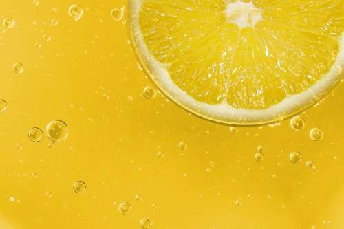 Lemon Lemonade Fruit Sour Yellow Slice Of Lemon