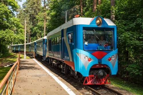 Locomotive Diesel Locomotive Cars Train