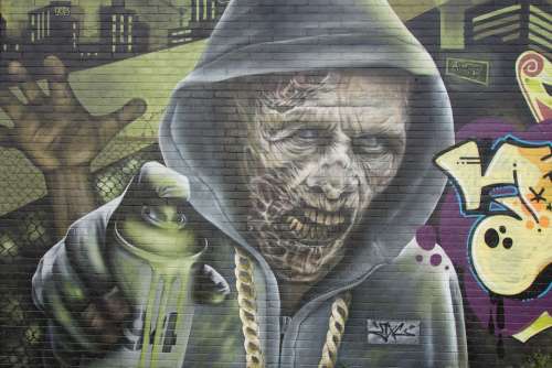 London Wall Art Wall Street Graffiti Artwork