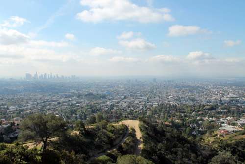 Los Angeles California City Skyline Cityscape