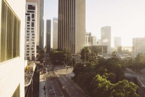 Los Angeles La Usa America City Metropole