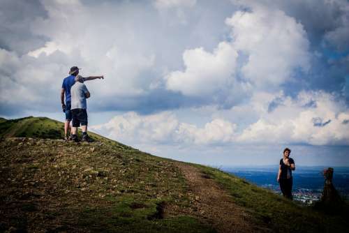 Malverns 2018 Summer Blue Sky Green Fields