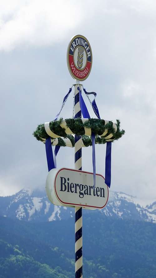 Maypole May Day Customs Bavaria Mountains