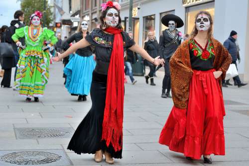 Mexican Festival Culture Traditional Dead Skull