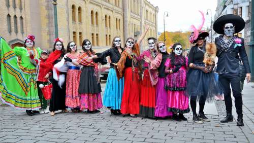 Mexican Festival Culture Traditional Dead Skull