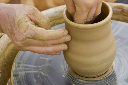 Modelling Pot Vase Decoration Pottery Decorative