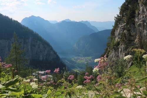Mountains Alpine Austria Landscape Panorama