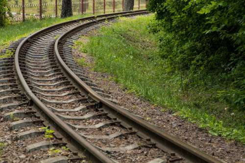 Narrow Gauge Railroad Rails Railways Track Train