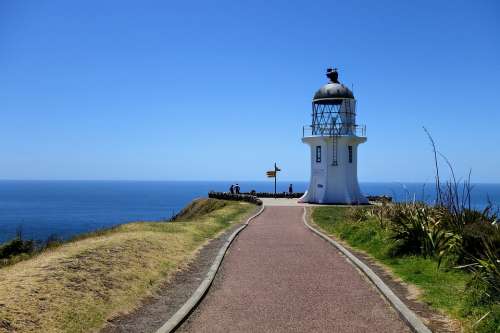 Newzealand Lighthouse Cape Reinga Attraction