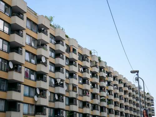 Osiedle Balconies Architecture Houses Housing