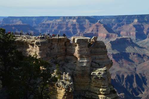 Panorama Arizona Canyon Tourism Landscape