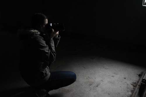 Photographer Shadow Photography Camera Portrait