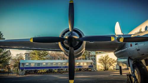 Propeller Aircraft Wing Flying Aviation Oldtimer