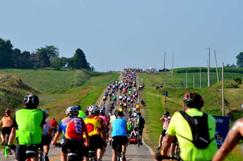 Ragbrai Usa Midwest Iowa America