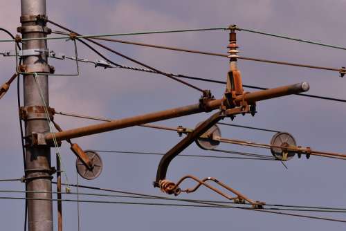 Railroad Lines Plants Cables Electric