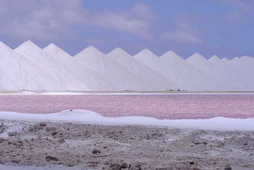 Salt Caribbean Pastel Bonaire Pink Blue Mounds