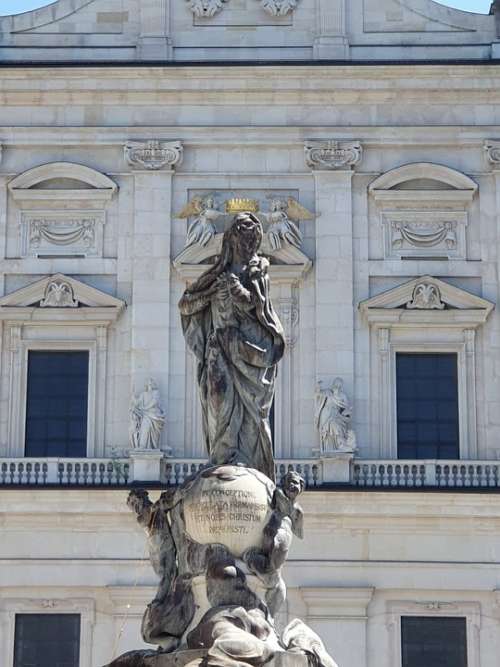 Salzburg Austria Statue