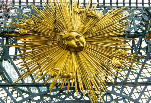 Sanssouci Gold Ornament Decoration Potsdam