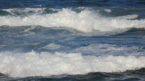 Sea Waves Ocean Beach Blue Surf Summer