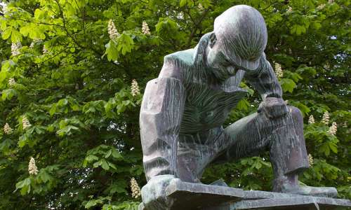 Shipyard Workers Walter Rössler Kiel Sculpture