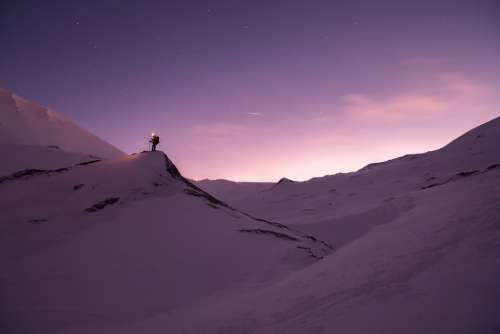 Snow Adventure Mountain Nature Snowy Landscape