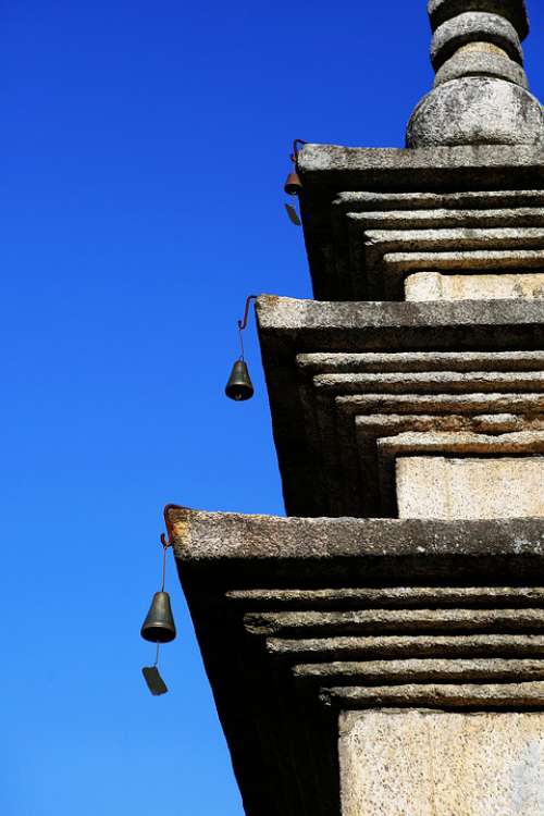 Stone Tower Year Greetings Temple Section